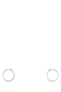 Amina Muaddi Whicrysil Earrings — Silver
