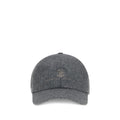 Brunello Cucinelli BRM038P9850CGQ69BB Wool Fleece Baseball Cap — Gray