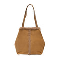 Vanessa Bruno Calfskin Tote Bag — Brown