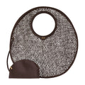 Cult Gaia Amun Top Handle Bag — Brown
