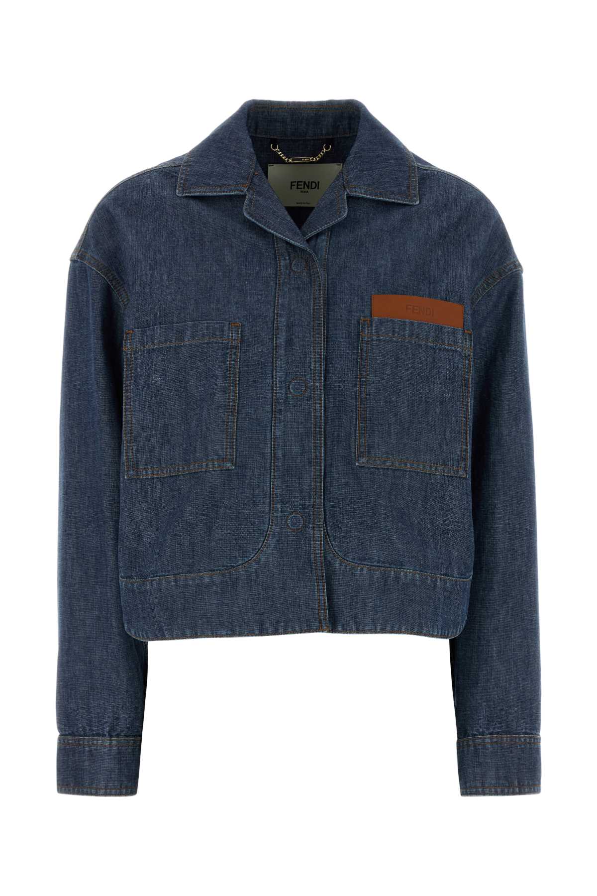 Fendi Denim Jacket — Navy