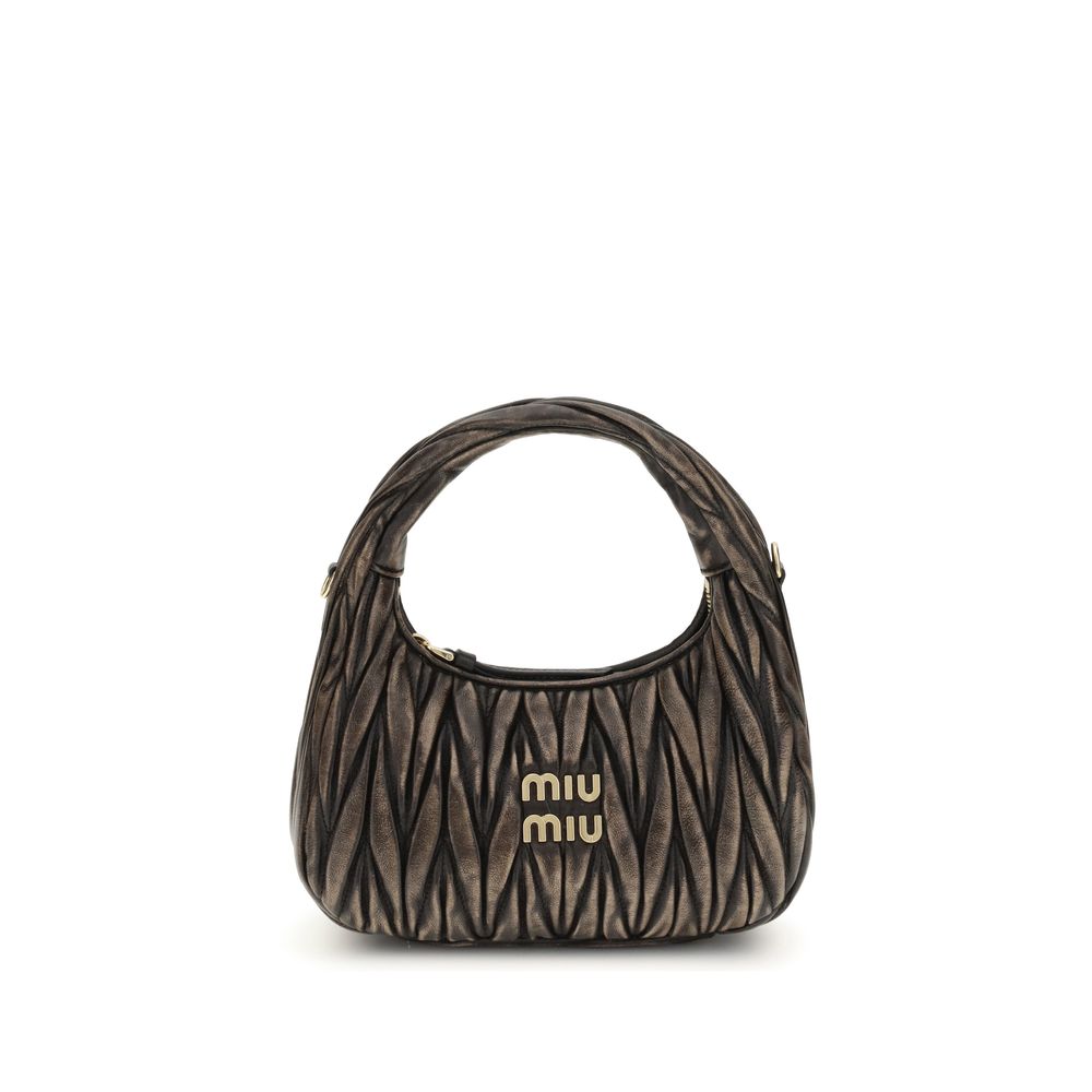 Miu Miu Wander Shoulder Bag — Brown