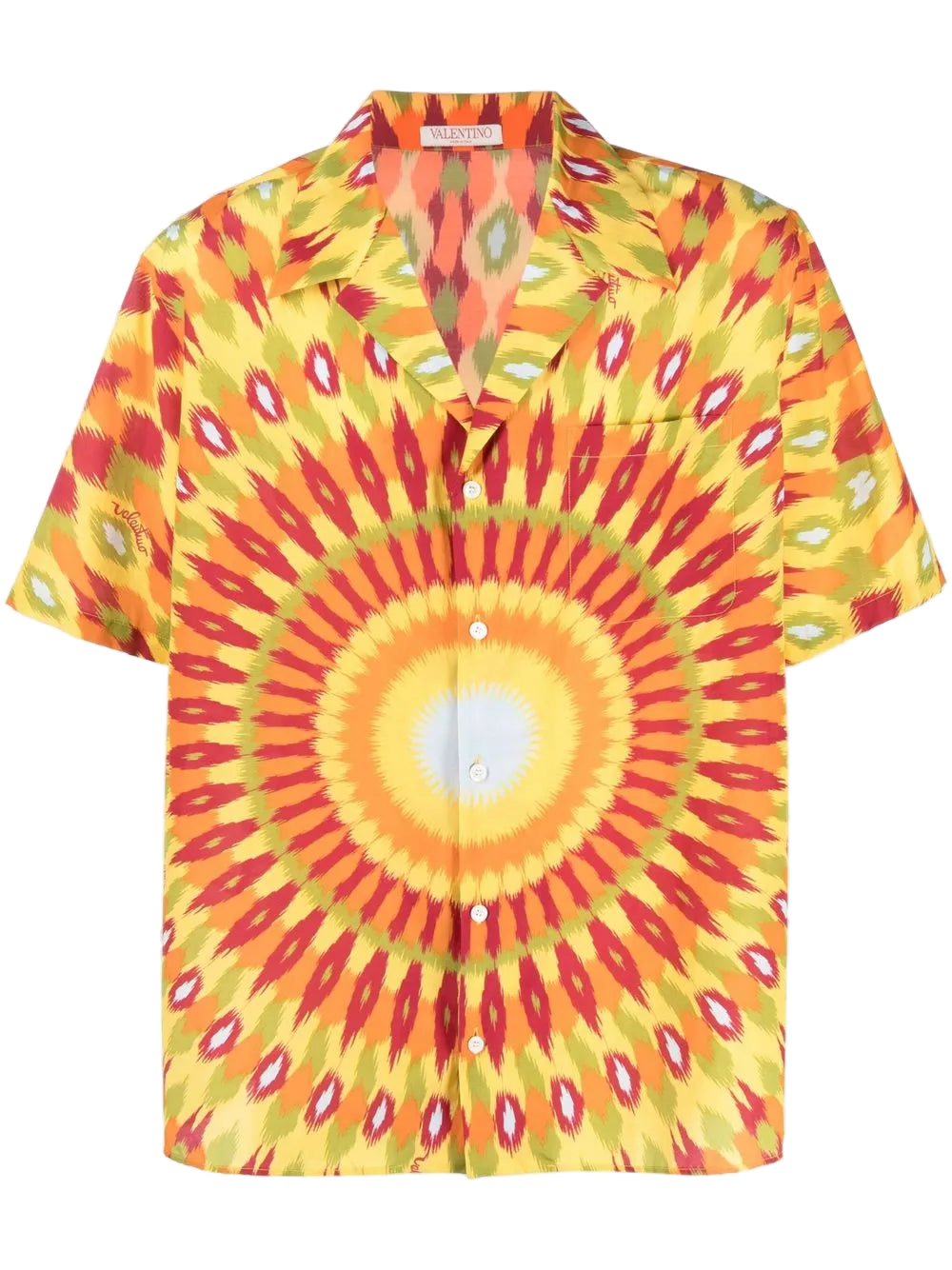 Valentino Graphic-Print Shirt — Yellow