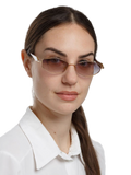 Ana Hickmann AH3353 Metal Oval Sunglasses — Gold