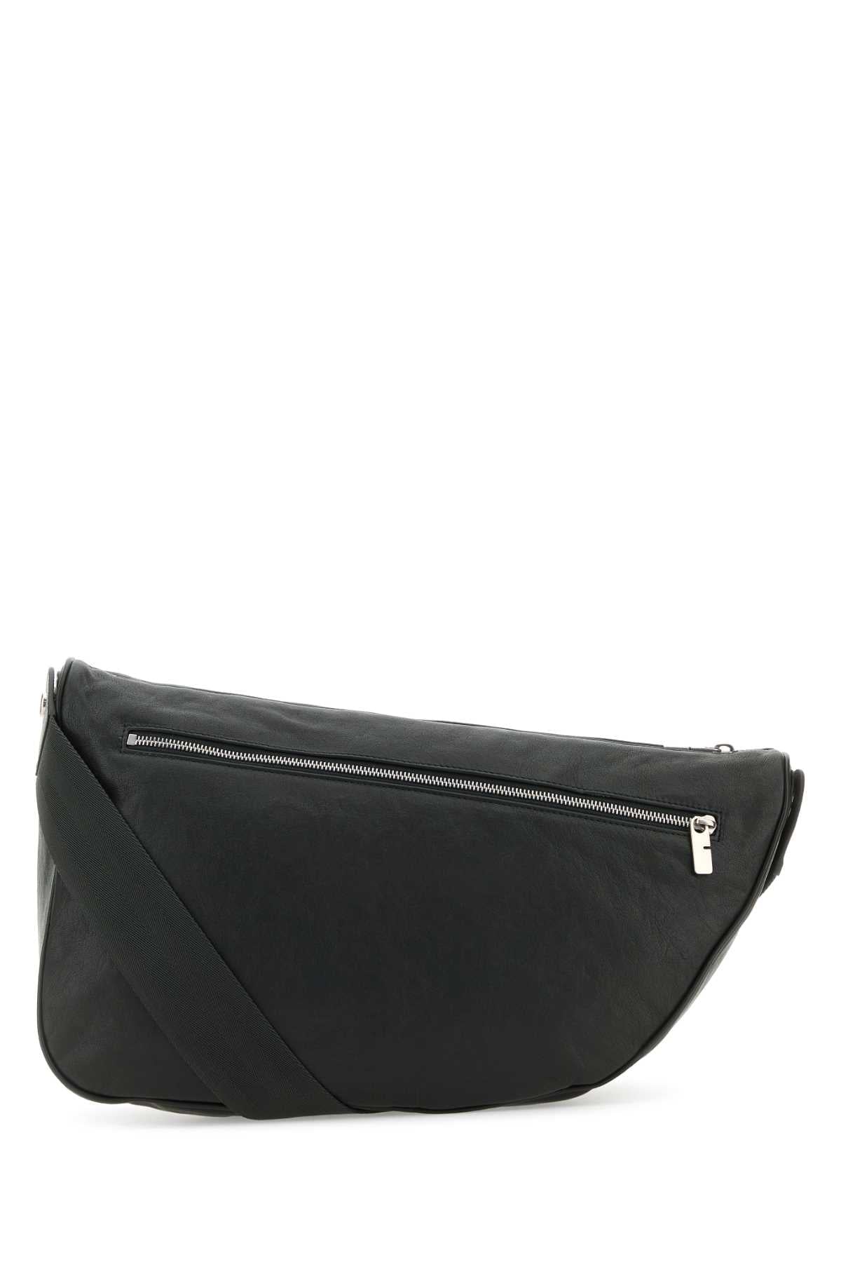 Burberry Lamb Leather Belt Bag — Gray