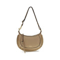 Isabel Marant Oskan Moon Shoulder Bag — Beige