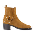 Anine Bing Leather Biker Ankle Boot — Brown