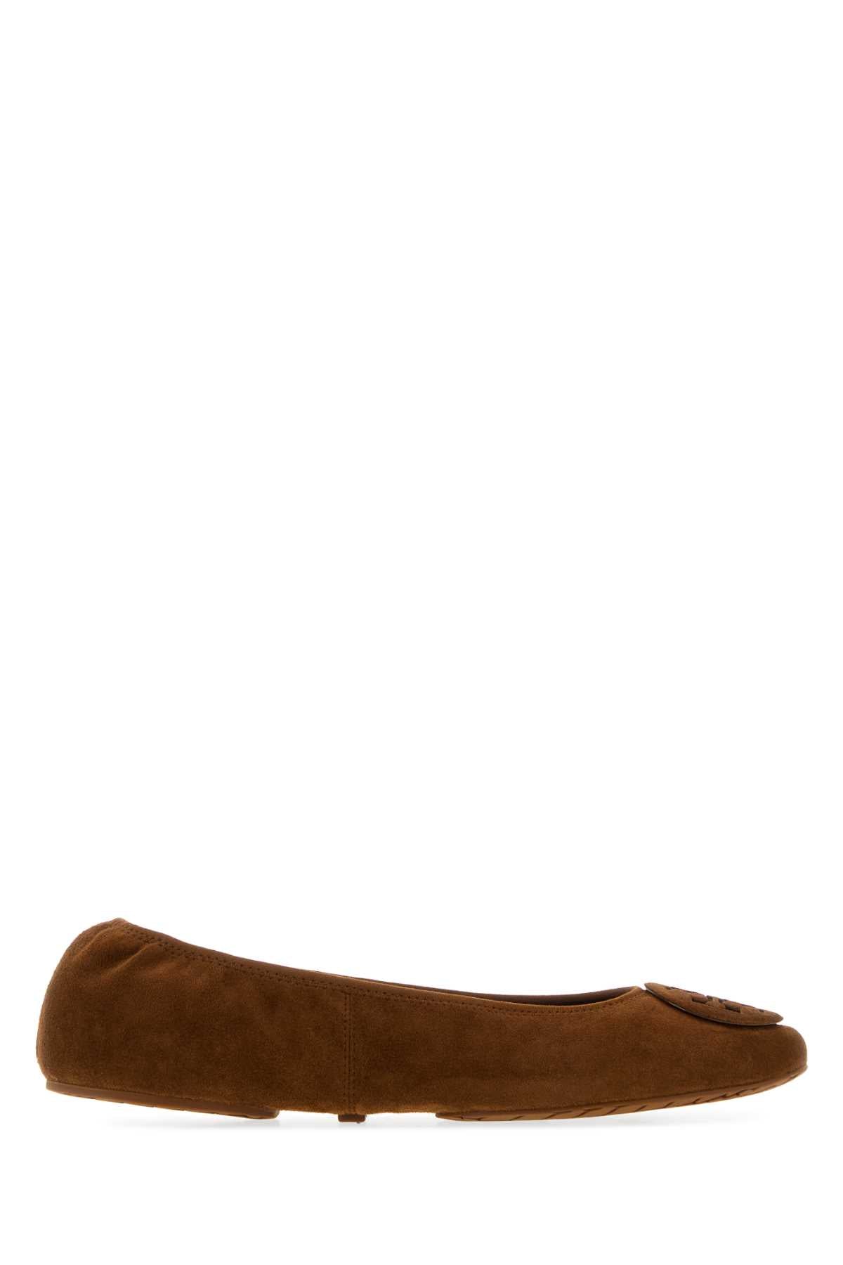 Tory Burch Minnie Ballet Flat — Brown