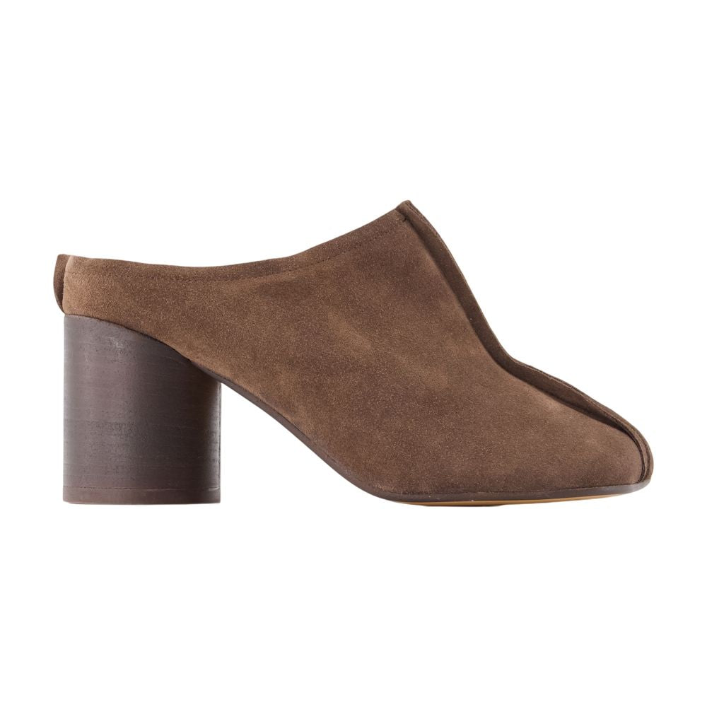 MM6 Maison Margiela Chunky Heel Mule — Brown