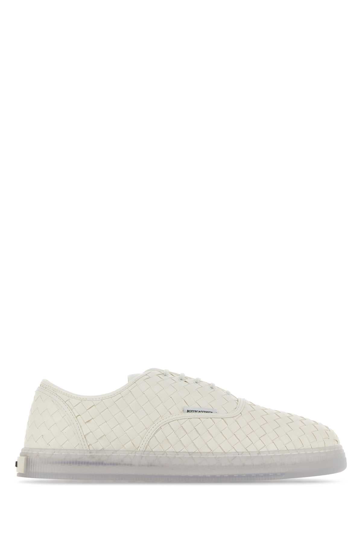 Bottega Veneta Intrecciato Nappa Leather Sneaker — Beige
