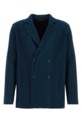 Homme Plisse' Issey Miyake Pleats Blazer — Navy