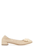 Prada Décolleté Flat — Beige