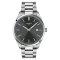 Tissot Stainless Steel Black Dial Watch — Black
