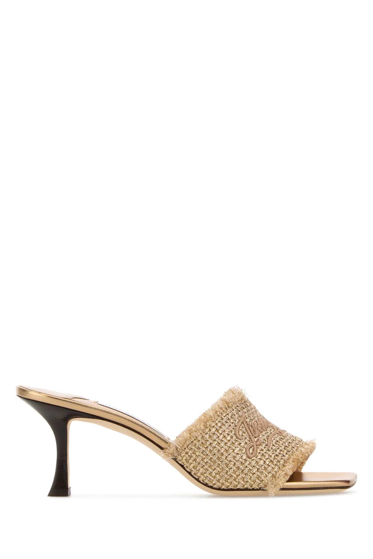 Jimmy Choo Alexia Mule — Gold