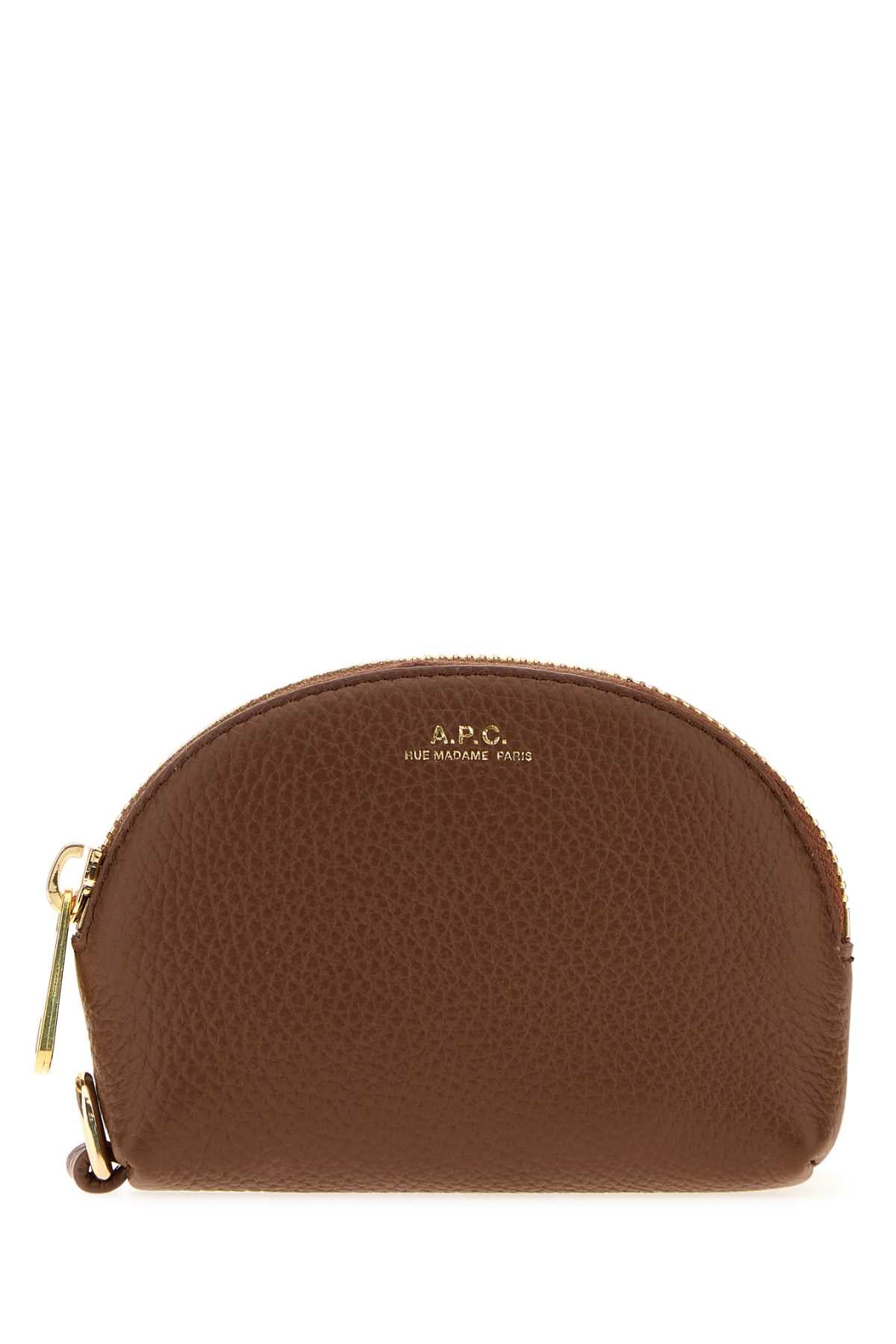 A.P.C. Neige Wallet — Brown
