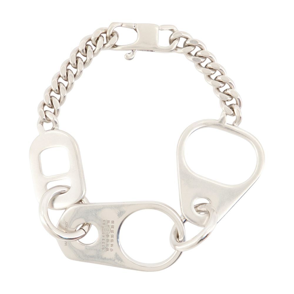 MM6 Maison Margiela Closure Bracelet — Silver