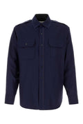 Maison Margiela Wool Shirt — Navy