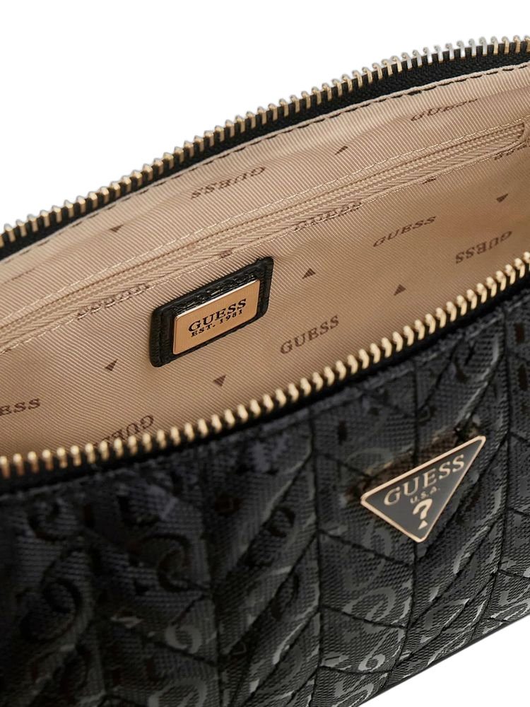 Guess Stacey Mini Shoulder Bag — Black