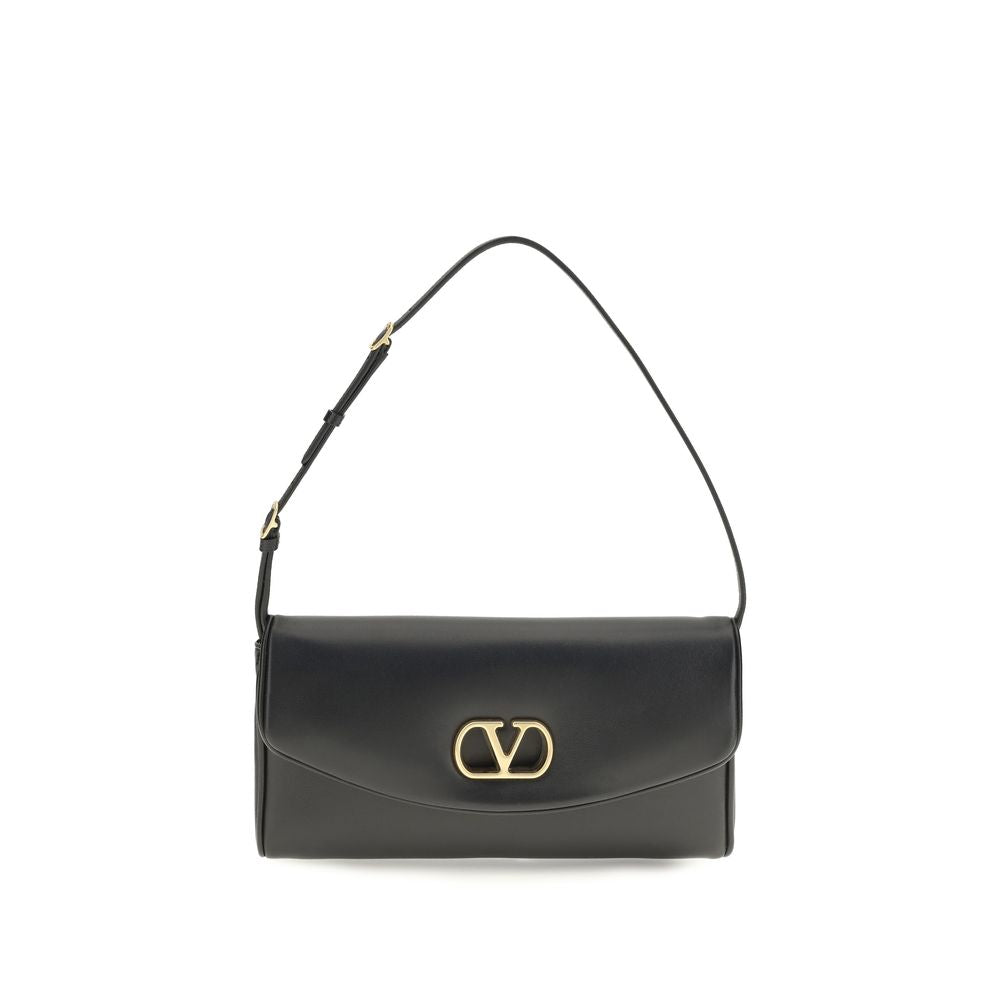 Valentino Garavani Devain Shoulder Bag — Brown