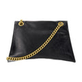 Balenciaga Crush Chain Shoulder Bag — Black