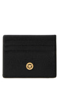 Versace Leather Medusa Biggie Card Case — Black