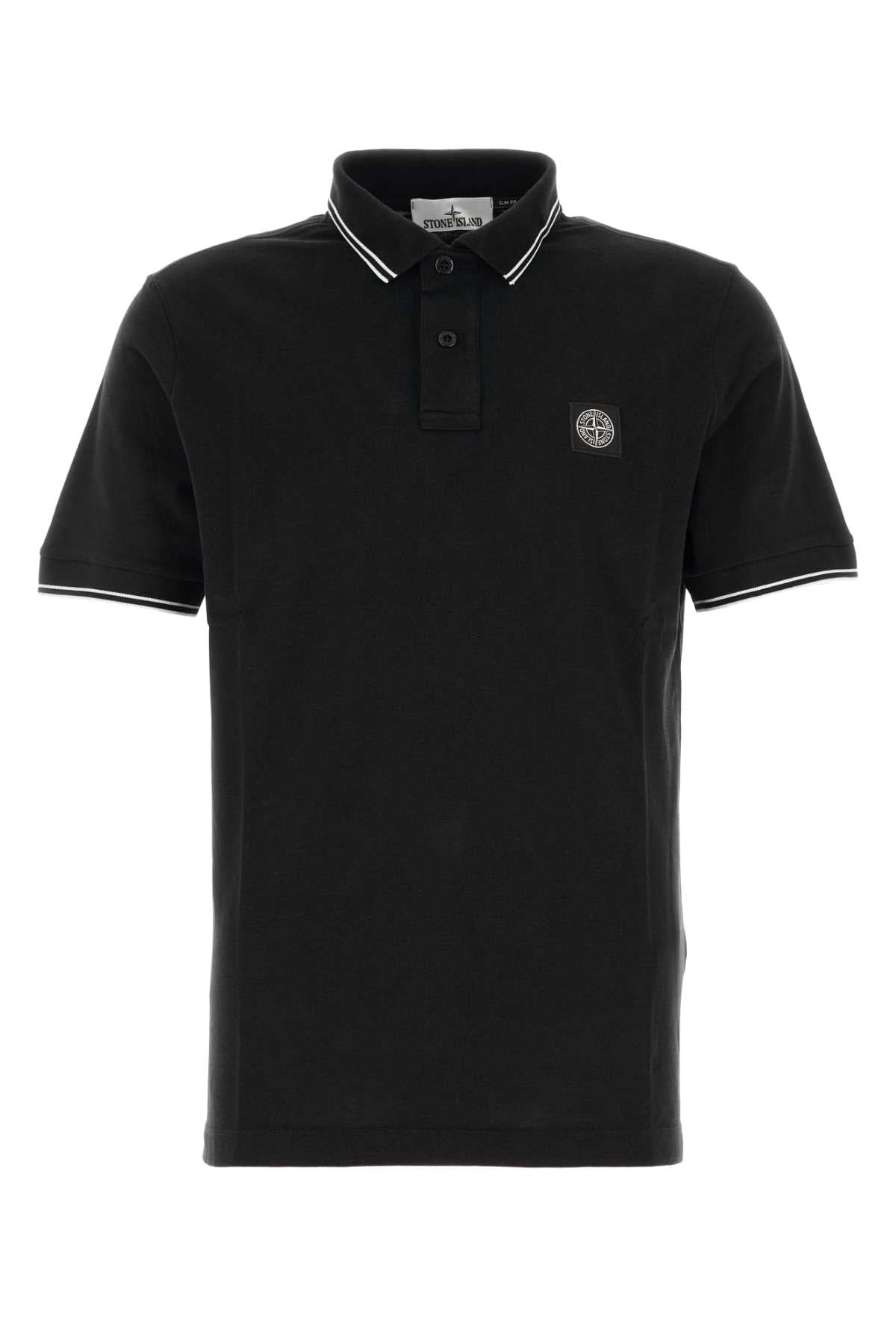 Stone Island Polo Polo Shirt — Black