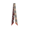 Burberry Burberry Check Silk Scarf — Beige