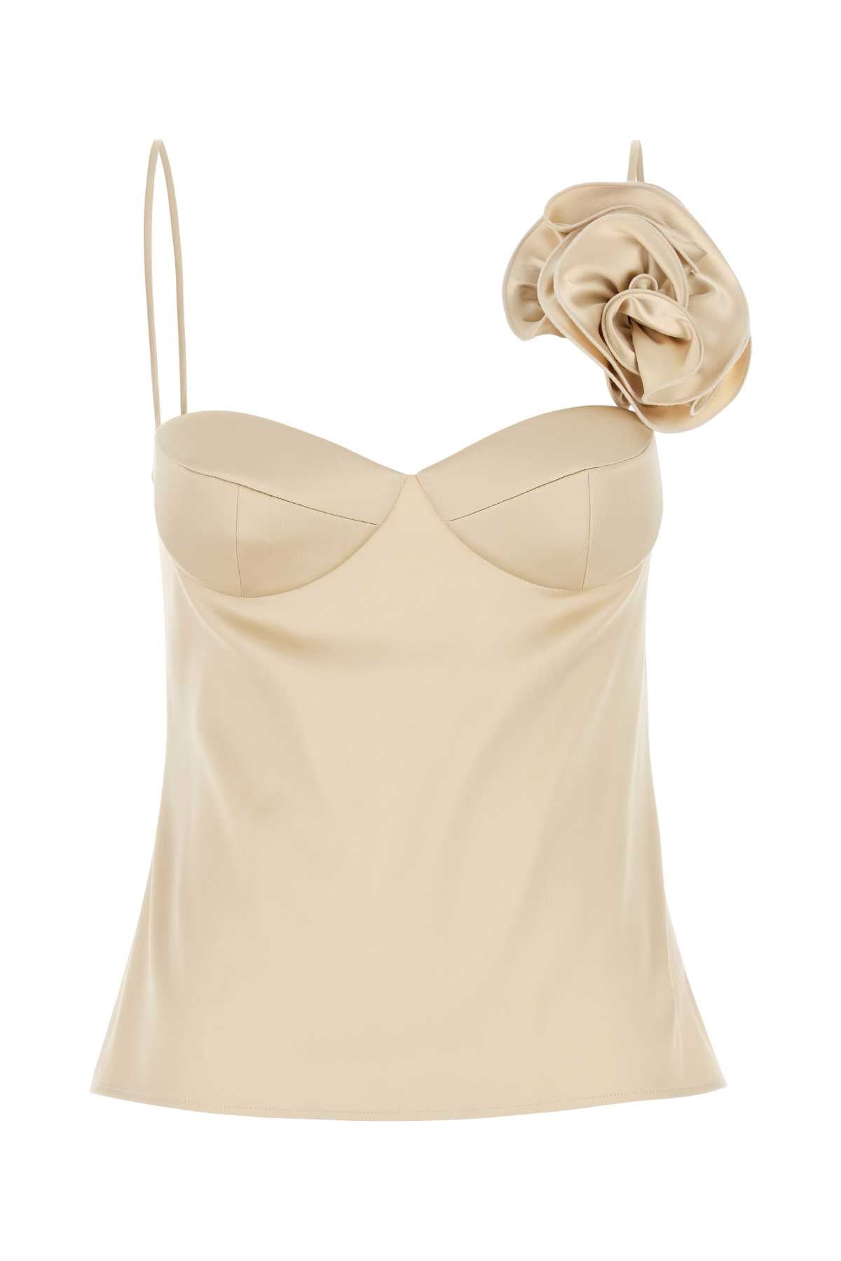 Magda Butrym Blouse Tank Top — Beige