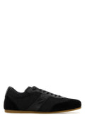 Lemaire Leather & Suede Sneaker — Black