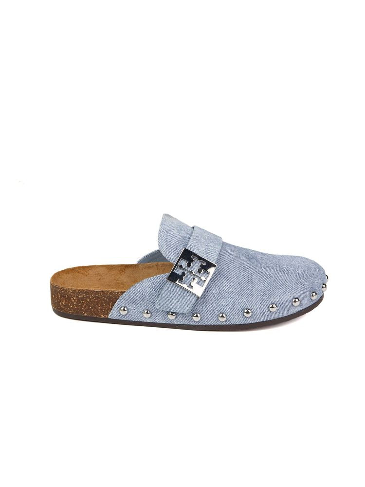 Tory Burch Mellow Stud Mule — Blue