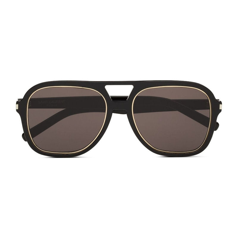 Saint Laurent SL602RIM001 Acetate Frame Sunglasses — Black