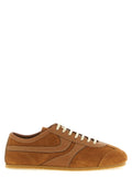 Dries Van Noten Calfskin Low-Top Sneaker — Brown