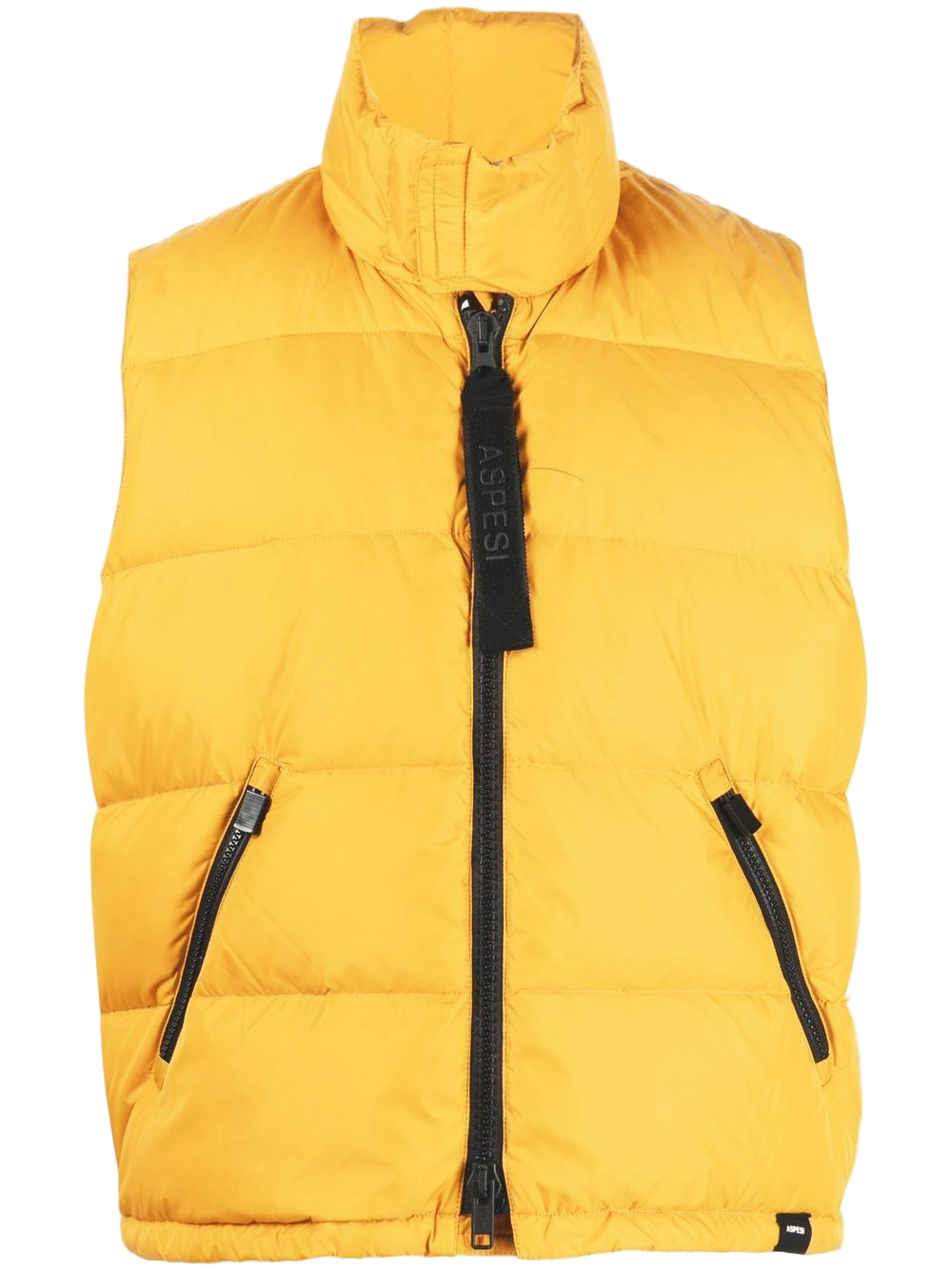 Aspesi Down-Padded Gilet — Yellow