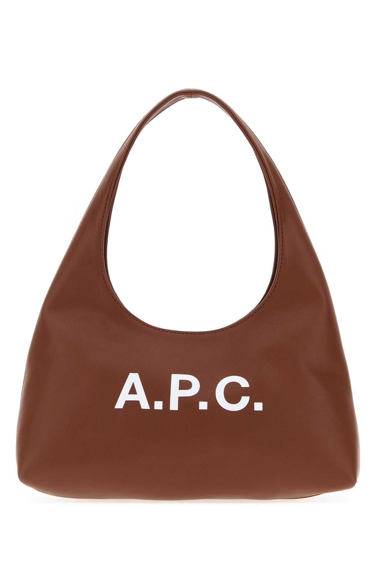 A.P.C. Baby Ninon Shoulder Bag — Brown