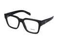 Prada 0PR Acetate Square-Frame Eyeglasses — Black