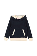 Orlebar Brown Contrast-Trim Cotton Hoodie — Navy