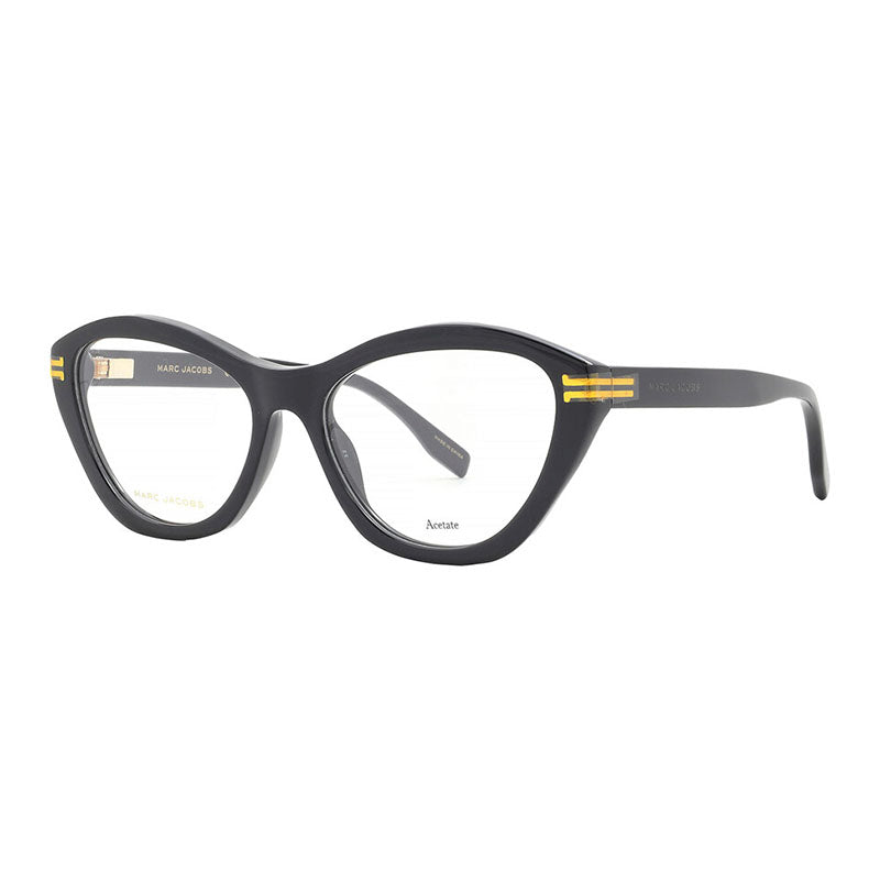 Marc Jacobs MJ1086080700 Acetate Cat-Eye Frame Eyeglasses — Black