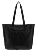 Balenciaga Textured Lamb Leather Tote Bag — Black
