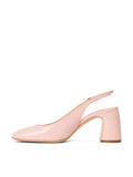 Emporio Armani Patent Leather Slingback Pump — Pink