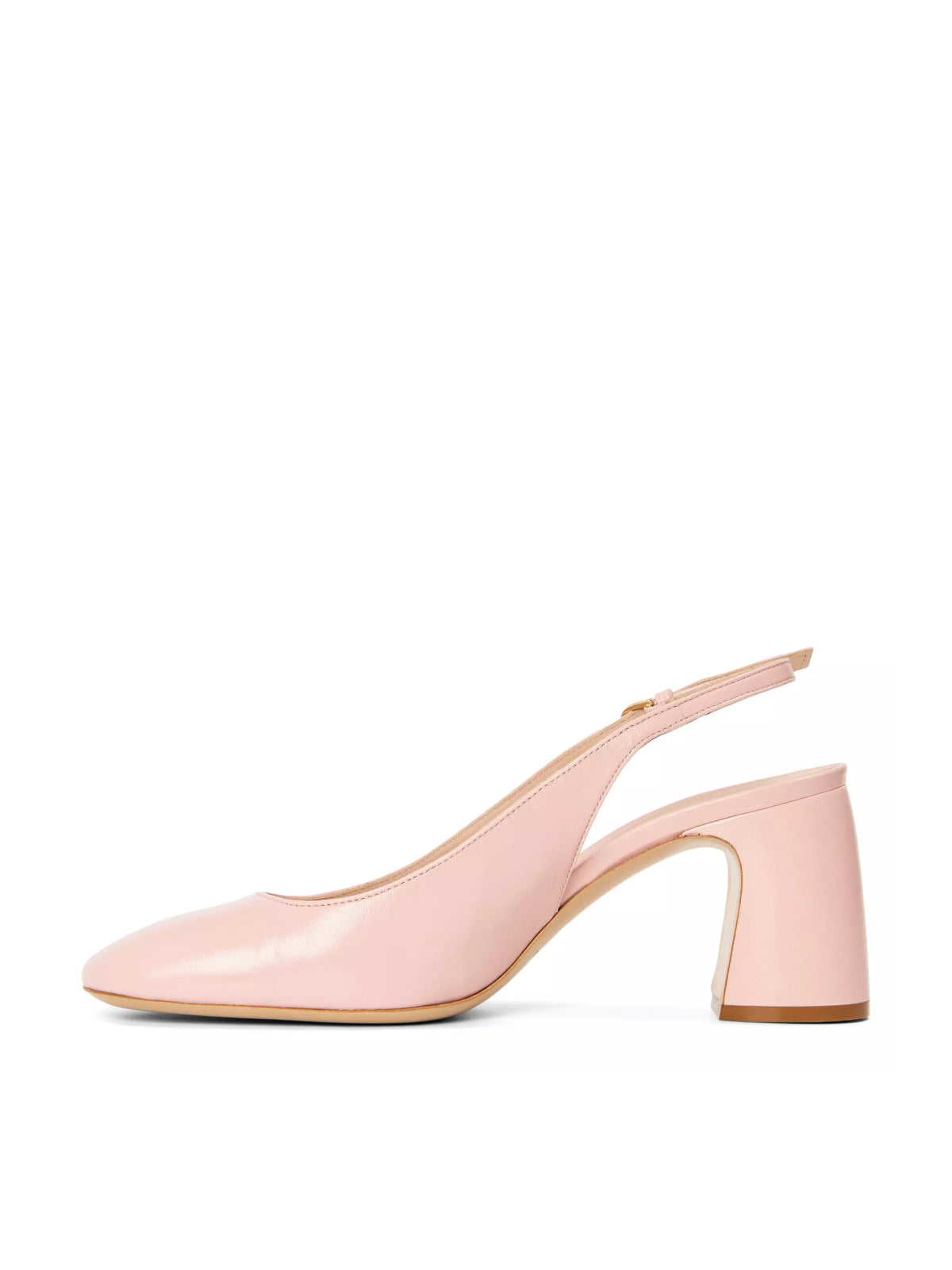 Emporio Armani Patent Leather Slingback Pump — Pink