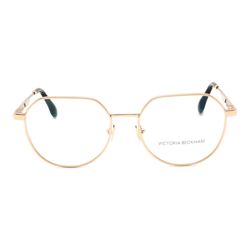 Victoria Beckham VB2135770 Oval Metal Eyeglasses — Gold