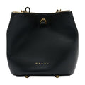 Marni Pannier Shoulder Bag — Black