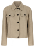 Brunello Cucinelli Linen Blazer — Beige