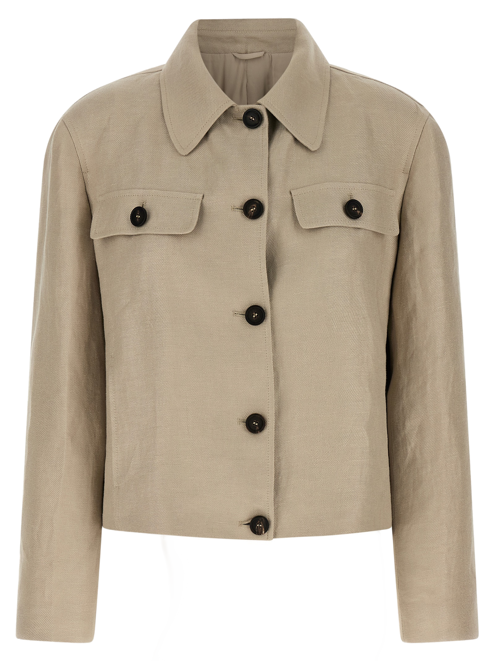 Brunello Cucinelli Linen Blazer — Beige
