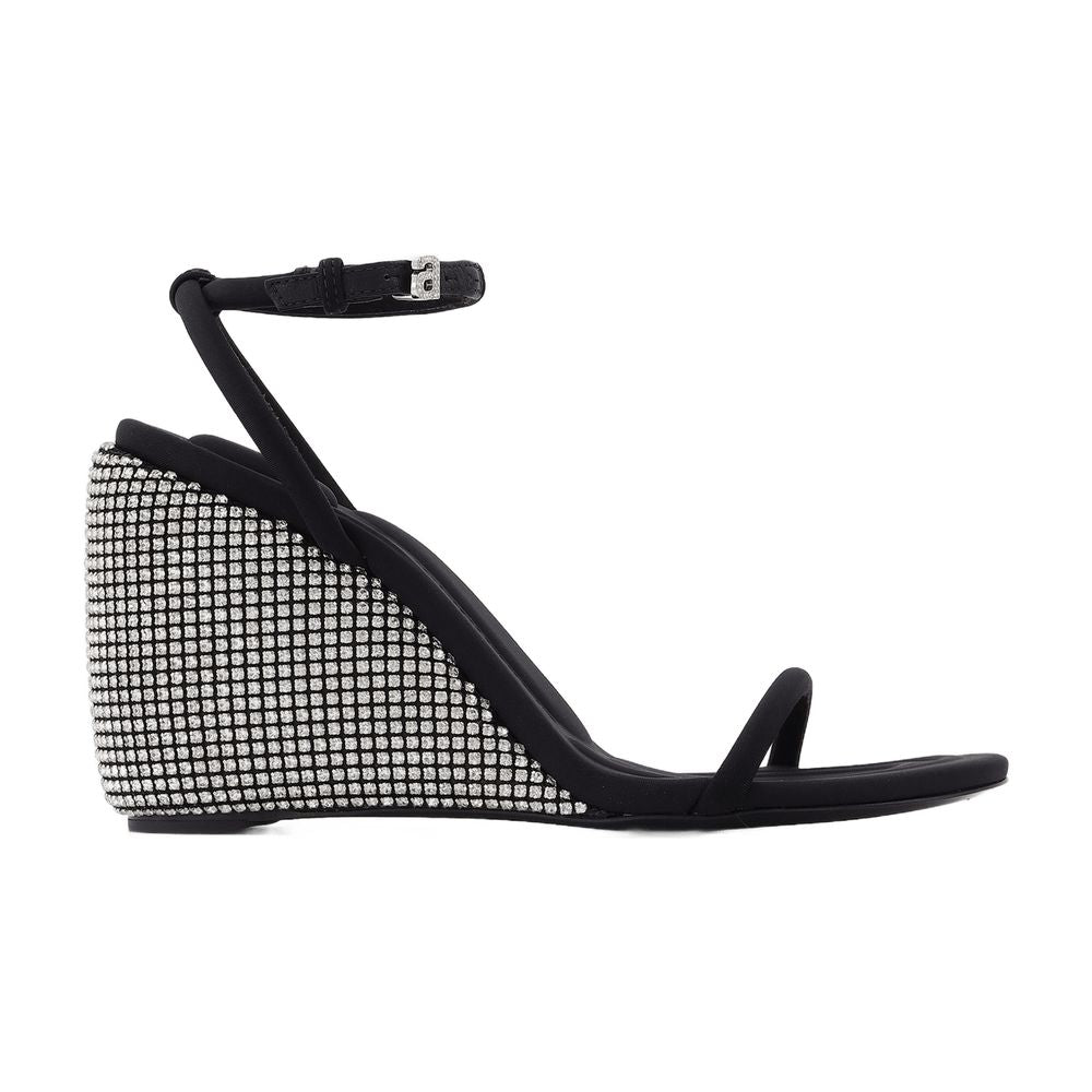 Alexander Wang Dahlia 105 Wedge Sandal — Black