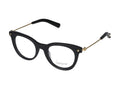 Yohji Yamamoto LABEL21 Acetate Round-Frame Eyeglasses — Black