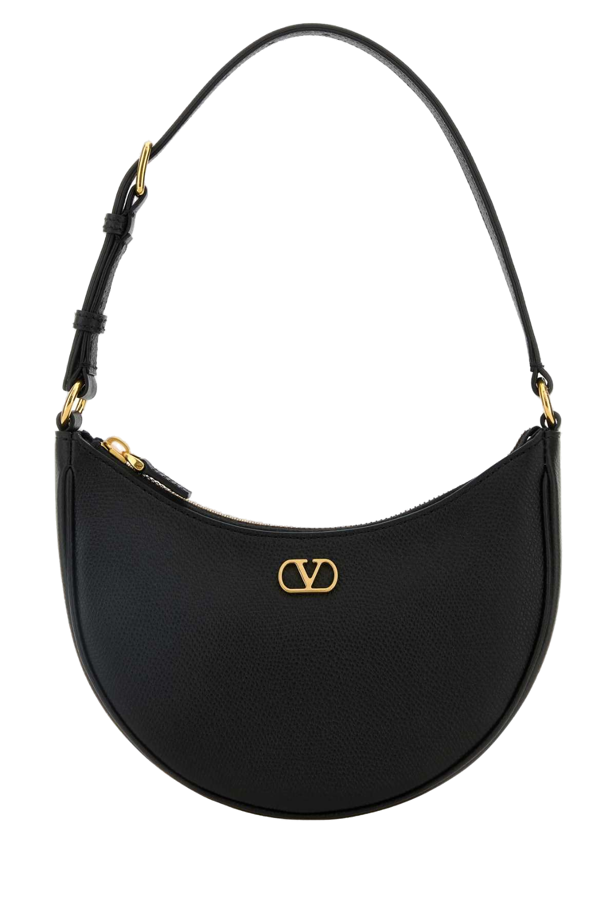 Valentino Garavani Hobo Shoulder Bag — Black