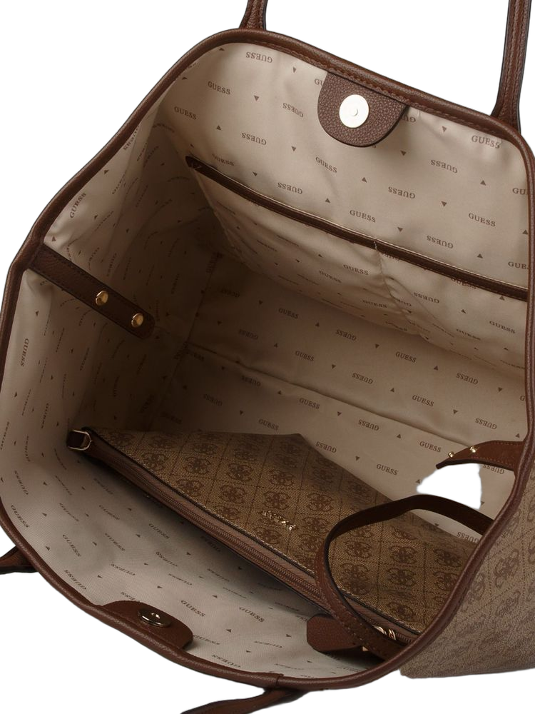 Guess Victtoria Tote Bag — Brown
