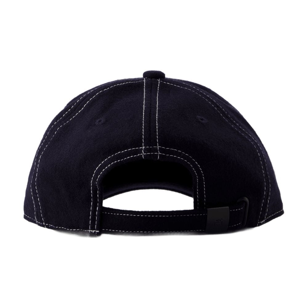 A Cold Wall ACWUA185 Diamond-Quilted Cotton Baseball Cap — Navy