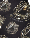 Dolce & Gabbana Sacred Heart Print Sweatshirt — Black